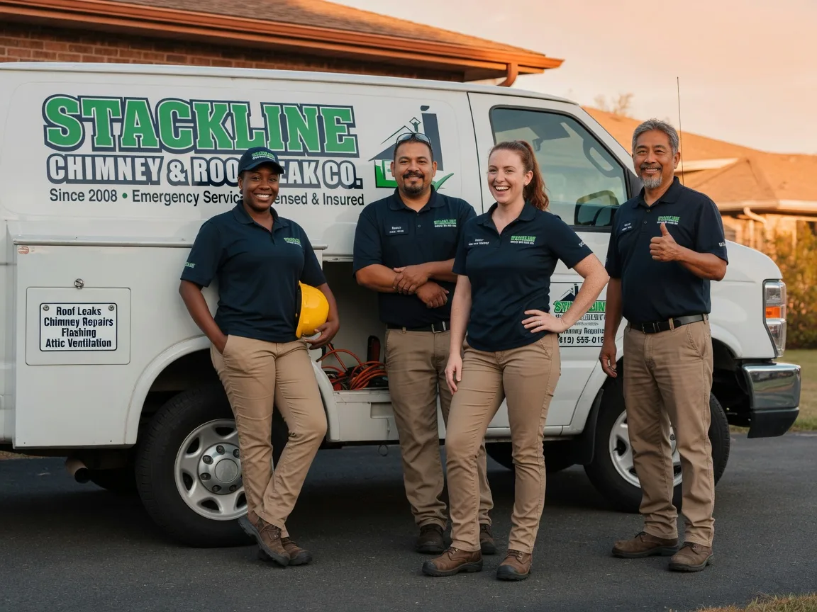 Chimney flashing repair company in Sainte Marie, IL